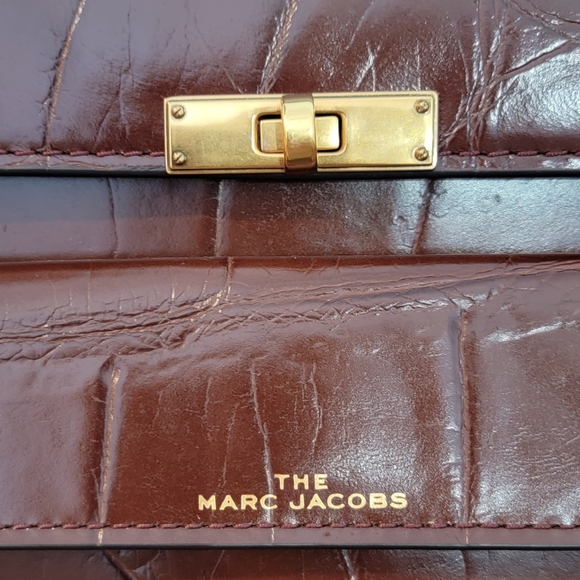 Marc Jacobs Uptown Leather Shoulder + Top Handle Handbag Satchel. Never Used! - Picture 7 of 11
